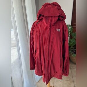 The North Face HyVent Waterproof‎ Hooded Jacket Red Men’s Size L